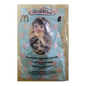 McDonalds Madame Alexander Happy Meal 2003 Toy 6 Halloween Leopard Costume Promo